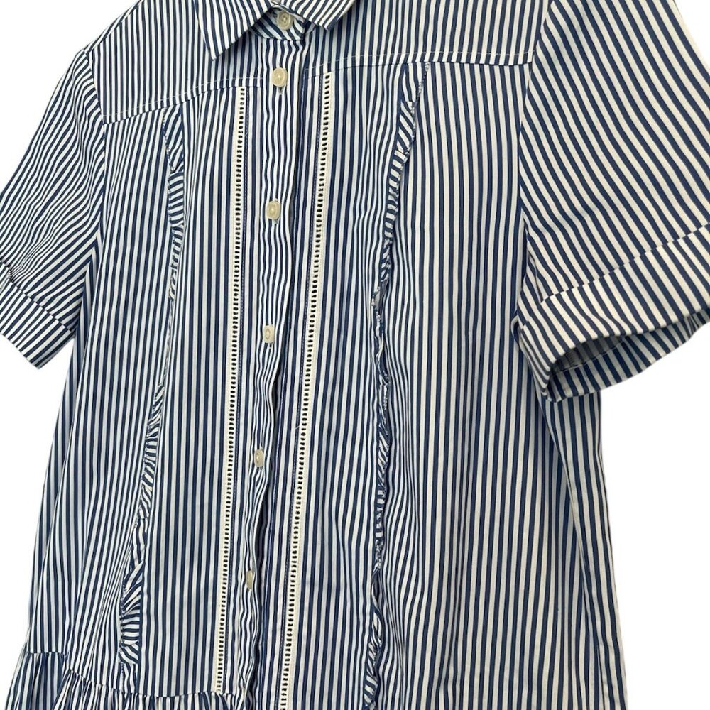 Broome Street Kate Spade Women's Shirtdress Small Size striped NWOT - Picture 8 of 11